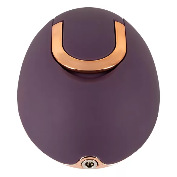 Belou - vibrador rotativo recarregável para vulva - silicone roxo