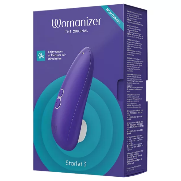 Womanizer Starlet 3 - sugador clitoriano a ar pulsante - azul