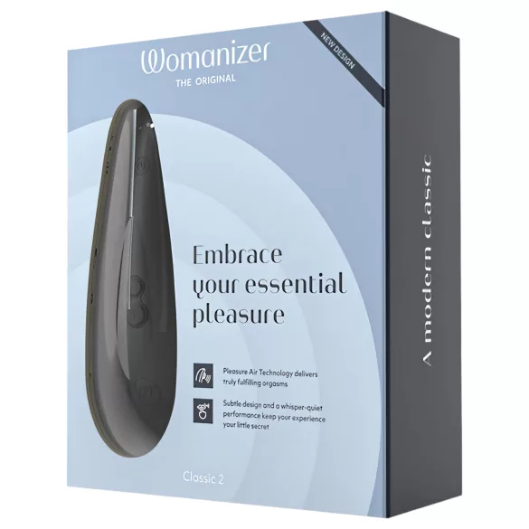 Womanizer Classic 2 - estimulador clitóris sucção recarregável - preto