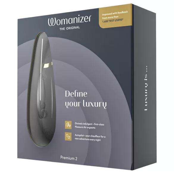 Womanizer Premium 2 - sugador clitoriano com pulsos de ar - preto