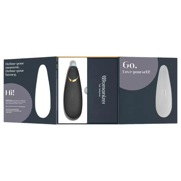 Womanizer Premium 2 - sugador clitoriano com pulsos de ar - preto