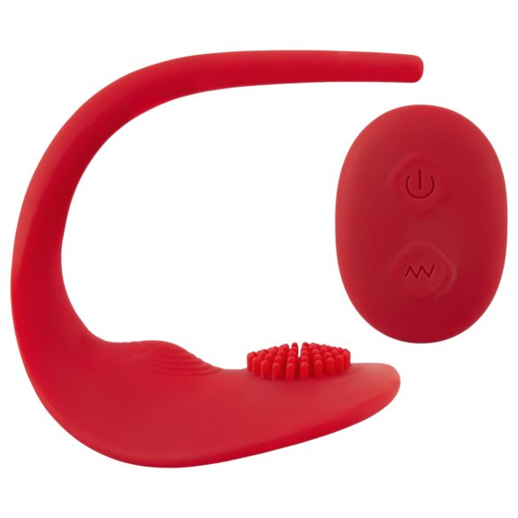 Sorriso Slim Panty - Vibrador de Clitóris com Controle Remoto Sem Fio (Vermelho)