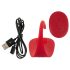 Sorriso Slim Panty - Vibrador de Clitóris com Controle Remoto Sem Fio (Vermelho)
