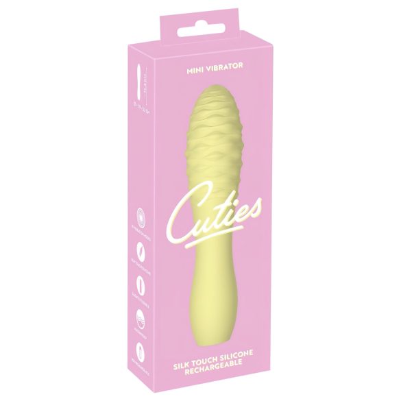 Cuties Mini 3 - vibrador à prova d'água, recarregável e amarelo!