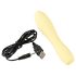 Cuties Mini 3 - vibrador à prova d'água, recarregável e amarelo!