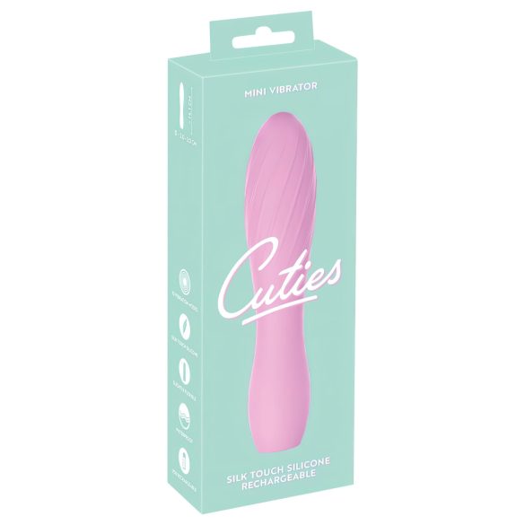 Cuties Mini 3 - Recargável, à prova d’água, texturizado (rosa)