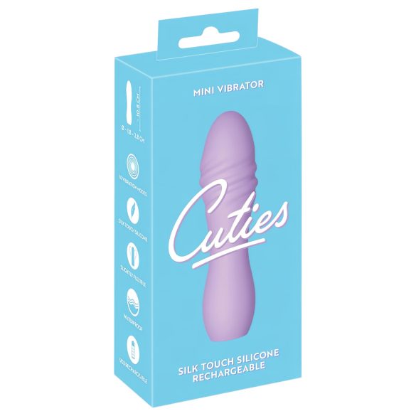 Cuties Mini 3 - vibrador espiral, recarregável e à prova d'água (roxo)