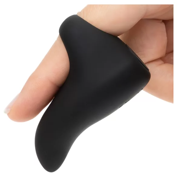 Fifty Shades of Grey - vibrador de dedo - estimulador clitóris - silicone preto