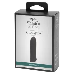 Fifty Shades of Grey - vibrador bullet - discreto - preto