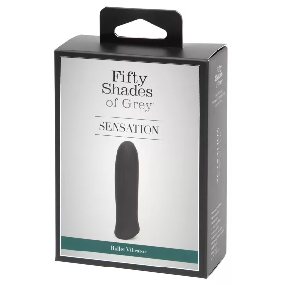 Fifty Shades of Grey - vibrador bullet - discreto - preto