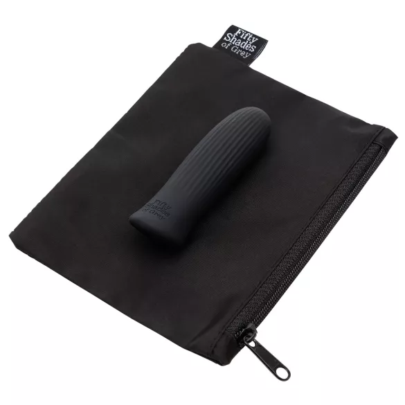 Fifty Shades of Grey - vibrador bullet - discreto - preto
