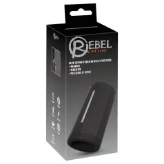   Rebel Blow Job - masturbador masculino recarregável 3 funções preto