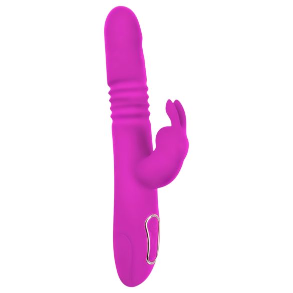 Coelhinho Smile - vibrador rotativo para clitóris recarregável (rosa)