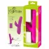 SMILE Rabbit - vibração pulsante e rotativa com estimulador (rosa)