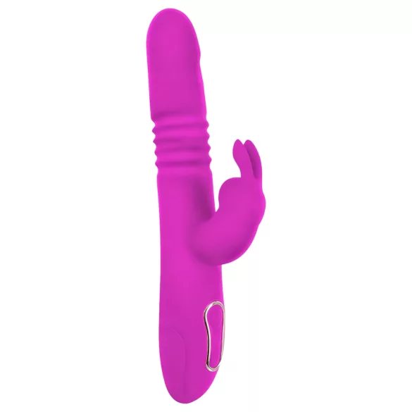 SMILE Rabbit - vibração pulsante e rotativa com estimulador (rosa)