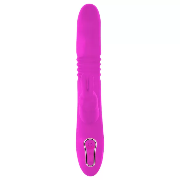 SMILE Rabbit - vibração pulsante e rotativa com estimulador (rosa)