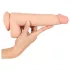 Natute Skin - dildo realístico com pele - 25cm - cor natural