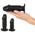 Kit de Treinamento Anal - Conjunto 3 Plugues Pretos