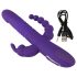 SMILE Triple - vibrador roxo recarregável com tripla ação rotativa e pulsante