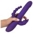 SMILE Triple - vibrador roxo recarregável com tripla ação rotativa e pulsante