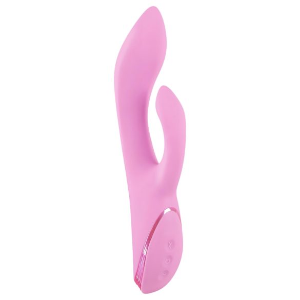 Vibrador Nodding Smile com Estimulador - Rosa
