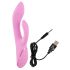 Vibrador Nodding Smile com Estimulador - Rosa