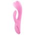 Vibrador Nodding Smile com Estimulador - Rosa