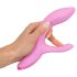 Vibrador Nodding Smile com Estimulador - Rosa