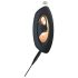 XOUXOU - Vibro-Ovo Eletro Preto com Controle Remoto