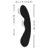 XOUXOU - vibrador ponto G recarregável à prova d'água - preto