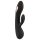 XOUXOU - vibrador eletro recarregável com braço clitoriano (preto)