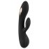 XOUXOU - vibrador eletro recarregável com braço clitoriano (preto)
