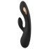 XOUXOU - vibrador eletro recarregável com braço clitoriano (preto)