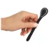 Plug Peniano Dilatador - dilatador vibratório recarregável (1 cm, preto)