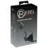 Rebel - Anel Peniano e Estimulador Vibratório Recarregável (Preto)