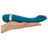 Hot 'n Cold - vibrador ponto G recarregável (turquesa)