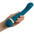 Hot 'n Cold - vibrador ponto G recarregável (turquesa)