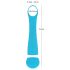 Hot 'n Cold - vibrador ponto G recarregável (turquesa)