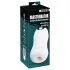 STROKER - masturbador recarregável com sucção e vibração (branco)