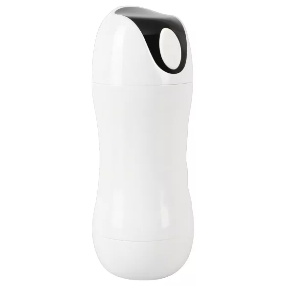STROKER - masturbador recarregável com sucção e vibração (branco)