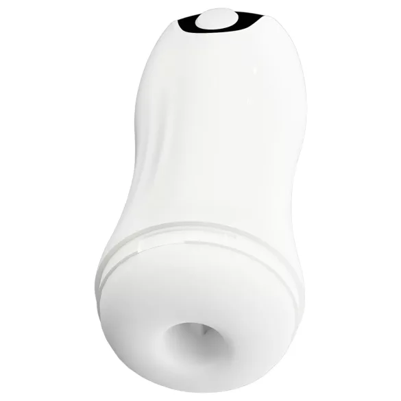 STROKER - masturbador recarregável com sucção e vibração (branco)