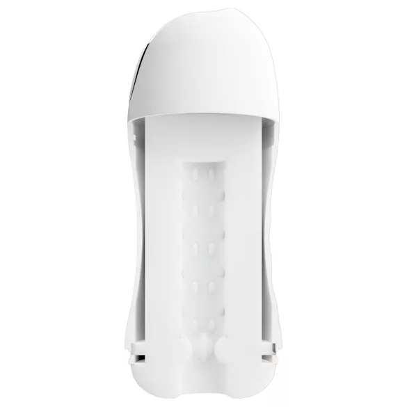STROKER - masturbador recarregável com sucção e vibração (branco)