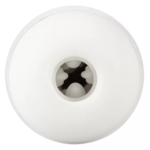 STROKER - masturbador recarregável com sucção e vibração (branco)