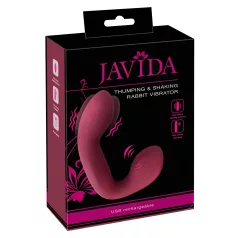   Javida Thumping - Vibrador pulsante G-ponto e clitóris (vermelho)