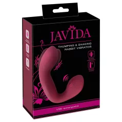   Javida Thumping - Vibrador pulsante G-ponto e clitóris (vermelho)