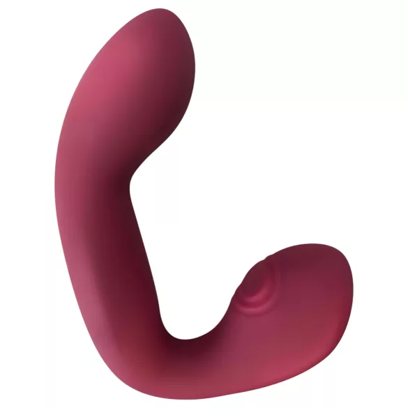 Javida Thumping - Vibrador pulsante G-ponto e clitóris (vermelho)