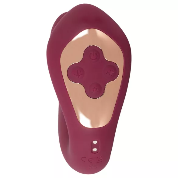 Javida Thumping - Vibrador pulsante G-ponto e clitóris (vermelho)
