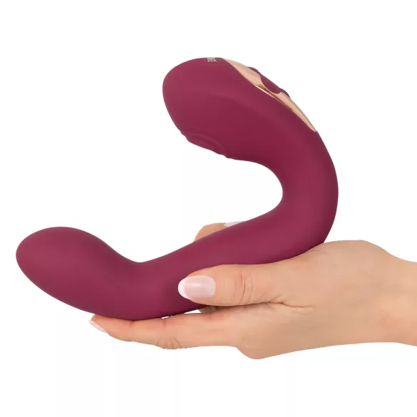 Javida Thumping - Vibrador pulsante G-ponto e clitóris (vermelho)