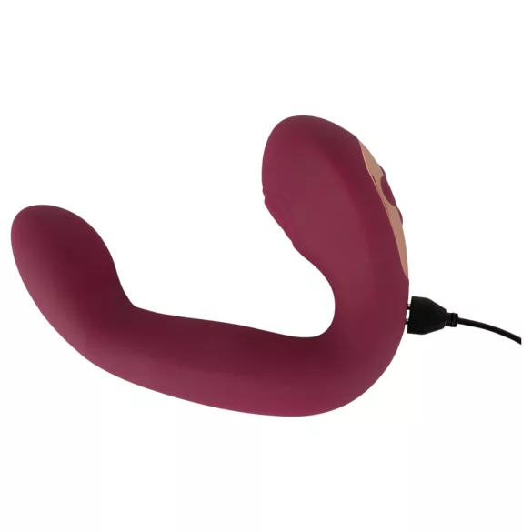 Javida Thumping - Vibrador pulsante G-ponto e clitóris (vermelho)