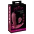 Javida RC - vibrador clitóris controle remoto 3 modos silicone vermelho